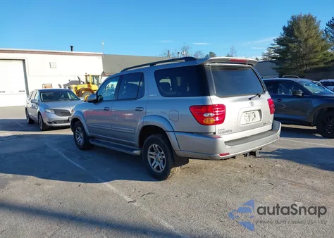 2003 Toyota Sequoia Limited V8 из США, поврежденный, VIN 5TDBT48A93S188703